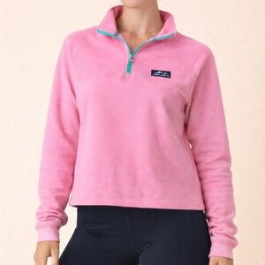 Lauren James Quarter-Zip Sweater | Pink Sweater |Size L